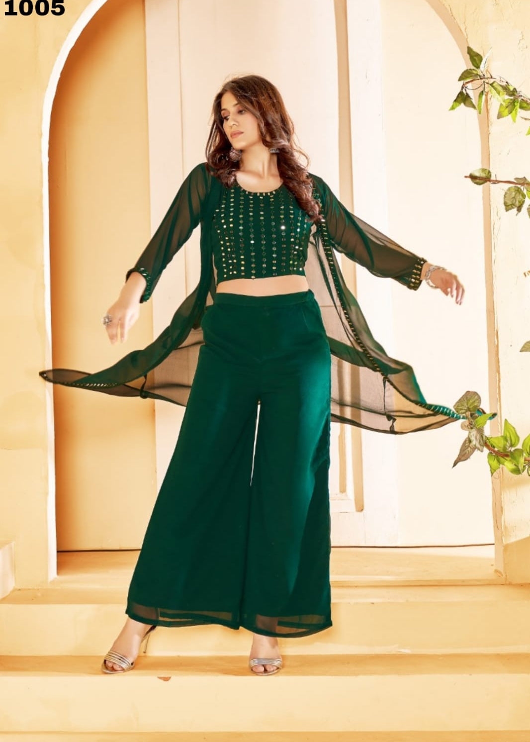 Festive Blooming Georgette Fancy Suit