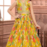 Multy Colored Kids Lehenga