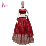 Dashing Collection Of Red Lehenga Choli