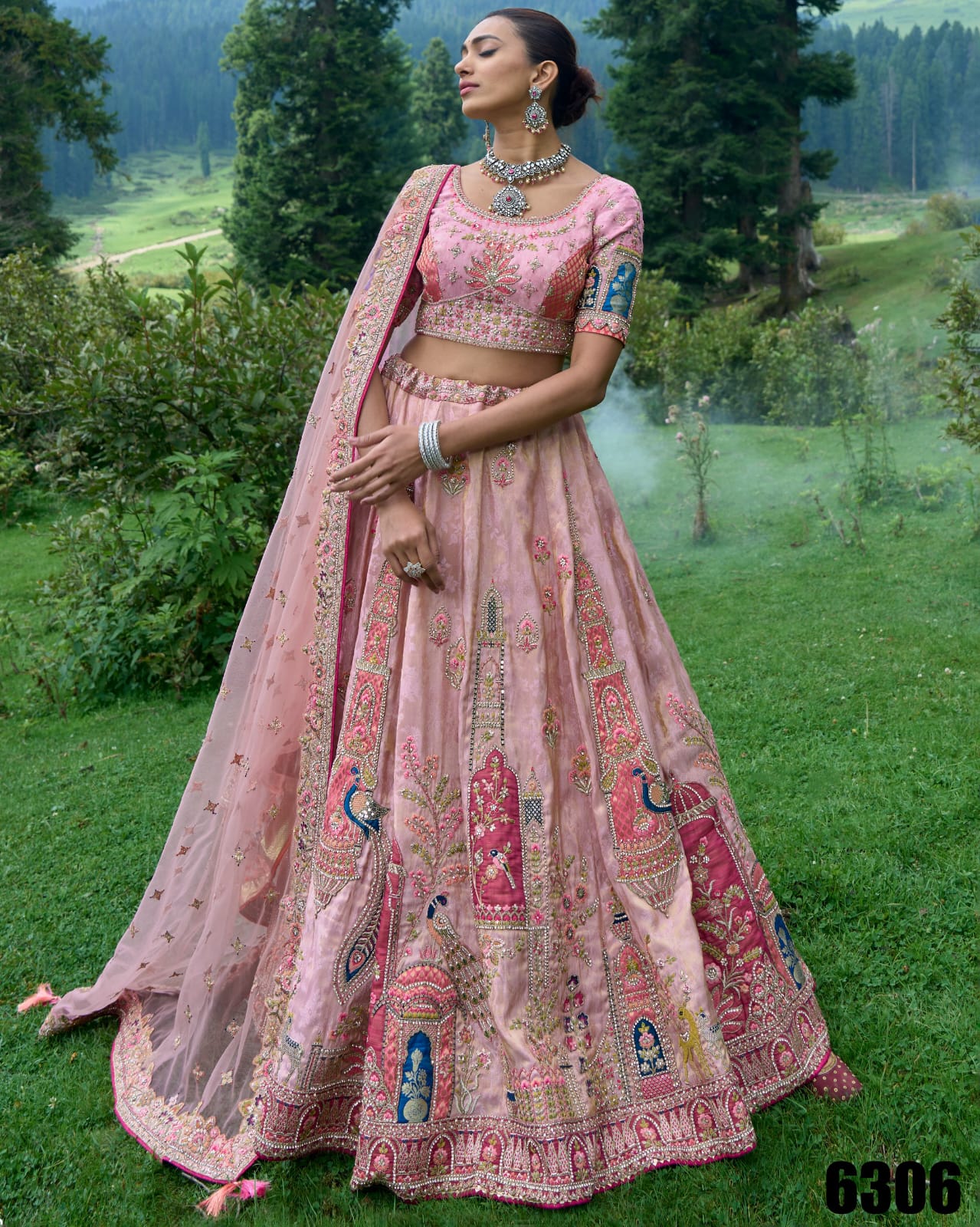 Attractive  Premium  Bridal Wedding  Lahenga  Choli