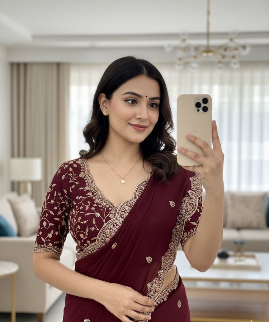 Kanchipuram Zari Weaving Lehenga