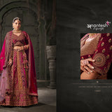 Premium Bridal Velvet Heavy Bridal Lehenga