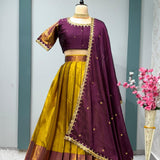 Exclusive Premiun Kanjivaram Lehenga Choli