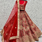 Silk Crafted designer Embroidered Lehengacholi