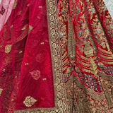 Premium Bridal Wedding Velvet Lehenga