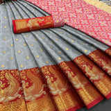 Exclusive  Minawork Weving Silk Saree