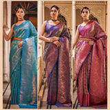 Handloom Weaving Zari Silk Saree