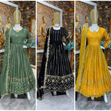 Pakistani Heavy Sequance Anarkali Gown