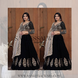 Black Color Beautifull Lehenga