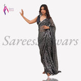 Superhit Black Sequance Saree