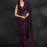 Exclusive Celebrity Style Designer Sequance Saree