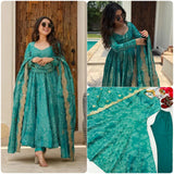 Festival Leheriya Print Anarkali Gown