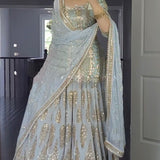 New Designer Faux Georgette Lehenga