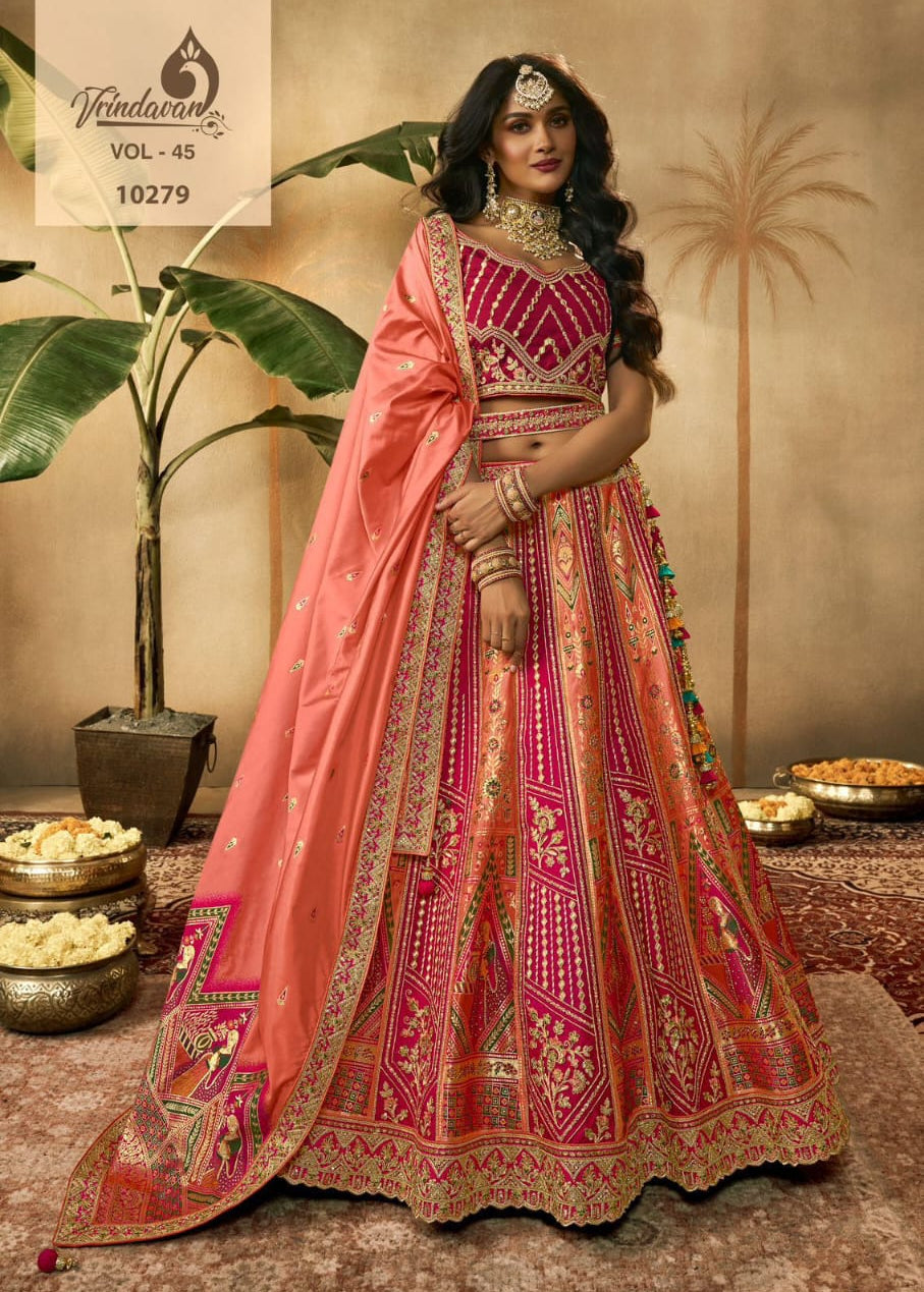 Bridal Wedding Silk Royal Lehenga