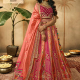 Bridal Wedding Silk Royal Lehenga