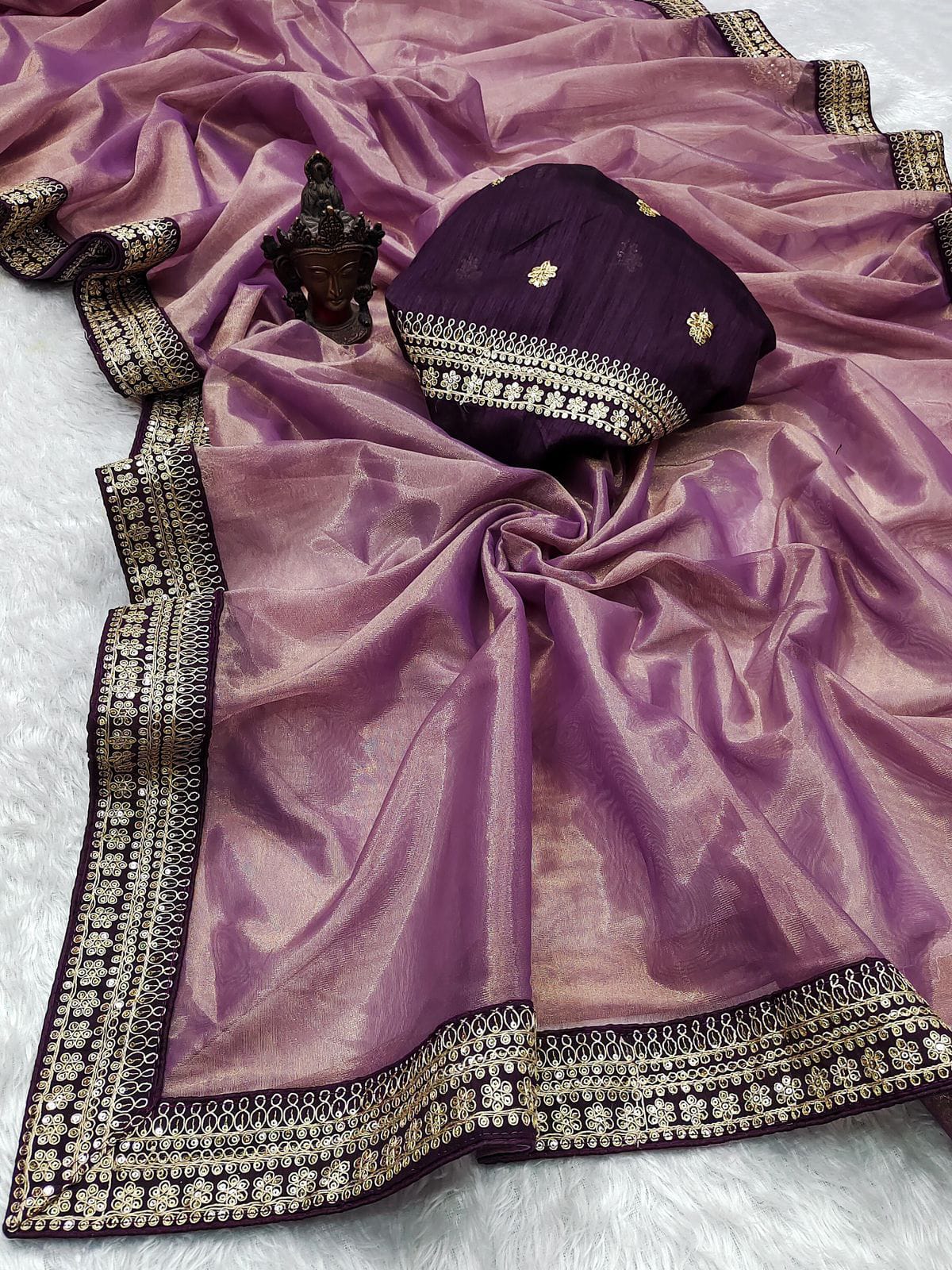 Pure Soft Tissue Silk Saree