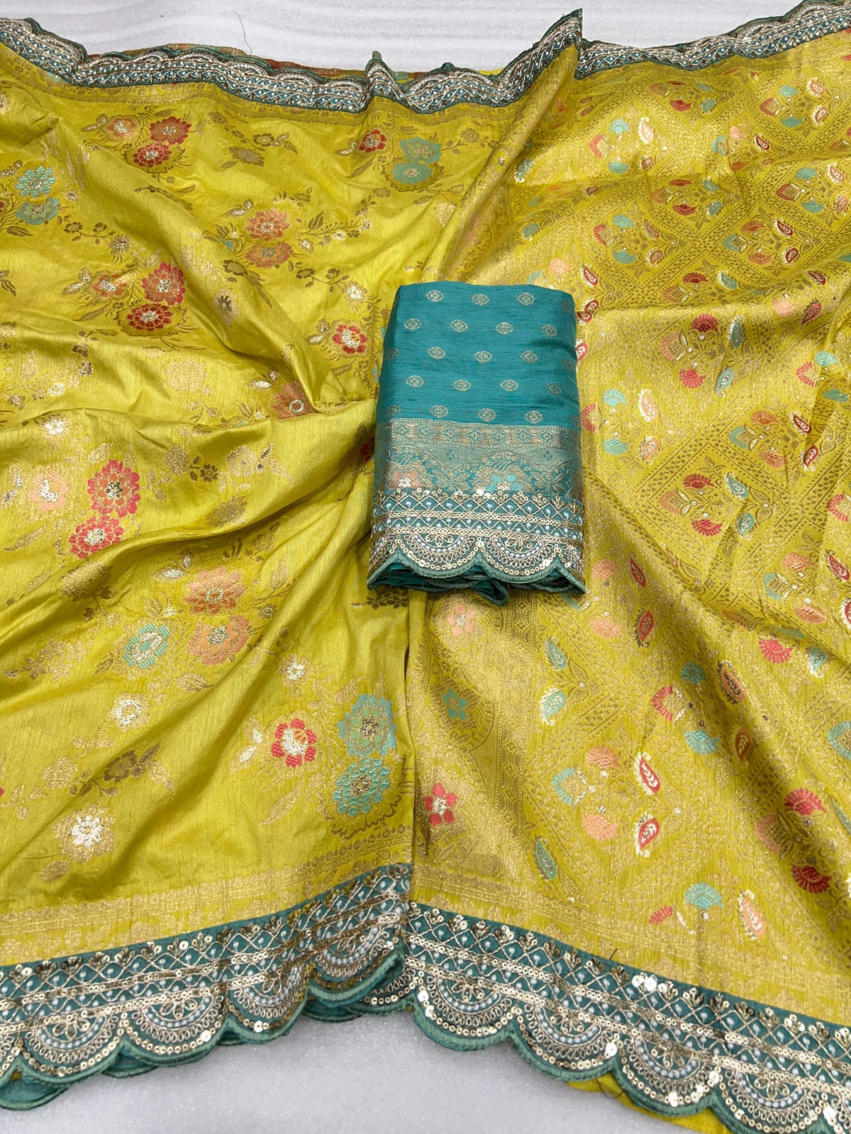 Gorgeous Shaded Organza  Saree