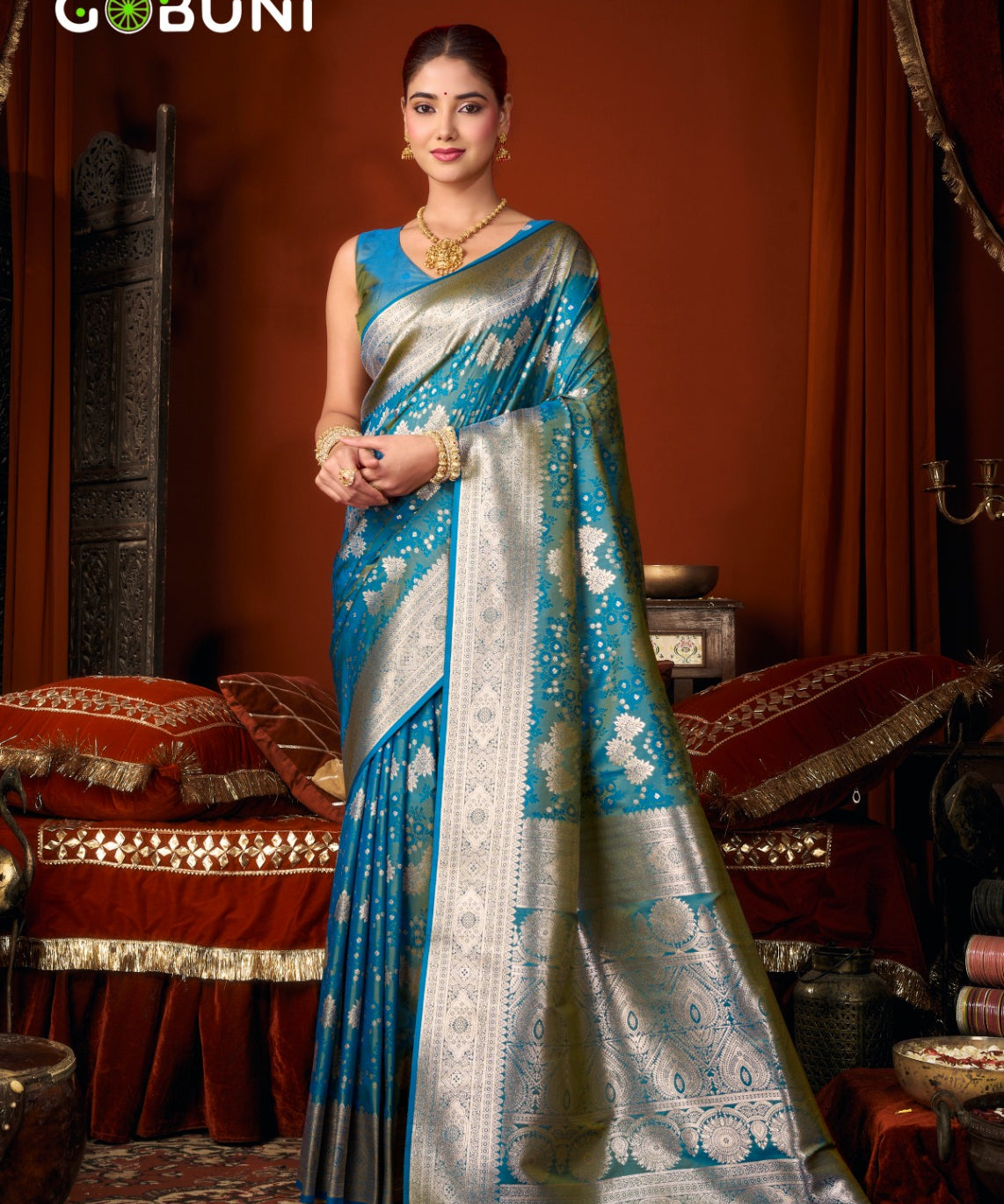 Sukoon Jacquard Soft Silk Saree