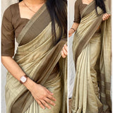 Perfect Simple  Sober look Yana Silk Saree