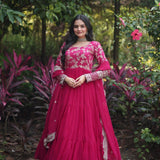 Blooming Viscose Anarkali Gown Collection