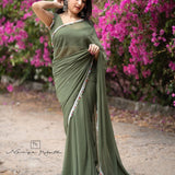 Fox Georgette beautiful saree