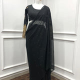 Presenting  New Foux Gorgette  Saree