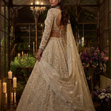 Seraphina Ivory Pearl Bridal Lehenga Choli