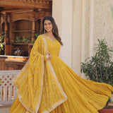 Faux Georgette  Anarkali Gown