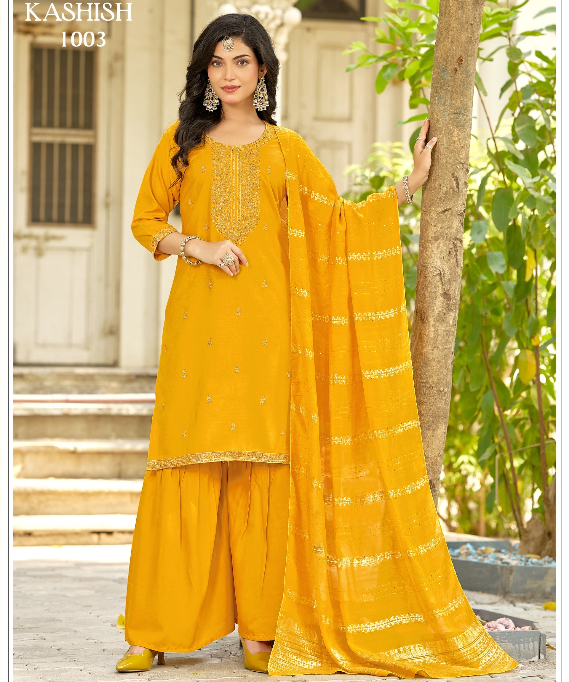 Kashish Rayon Embroidered Suit
