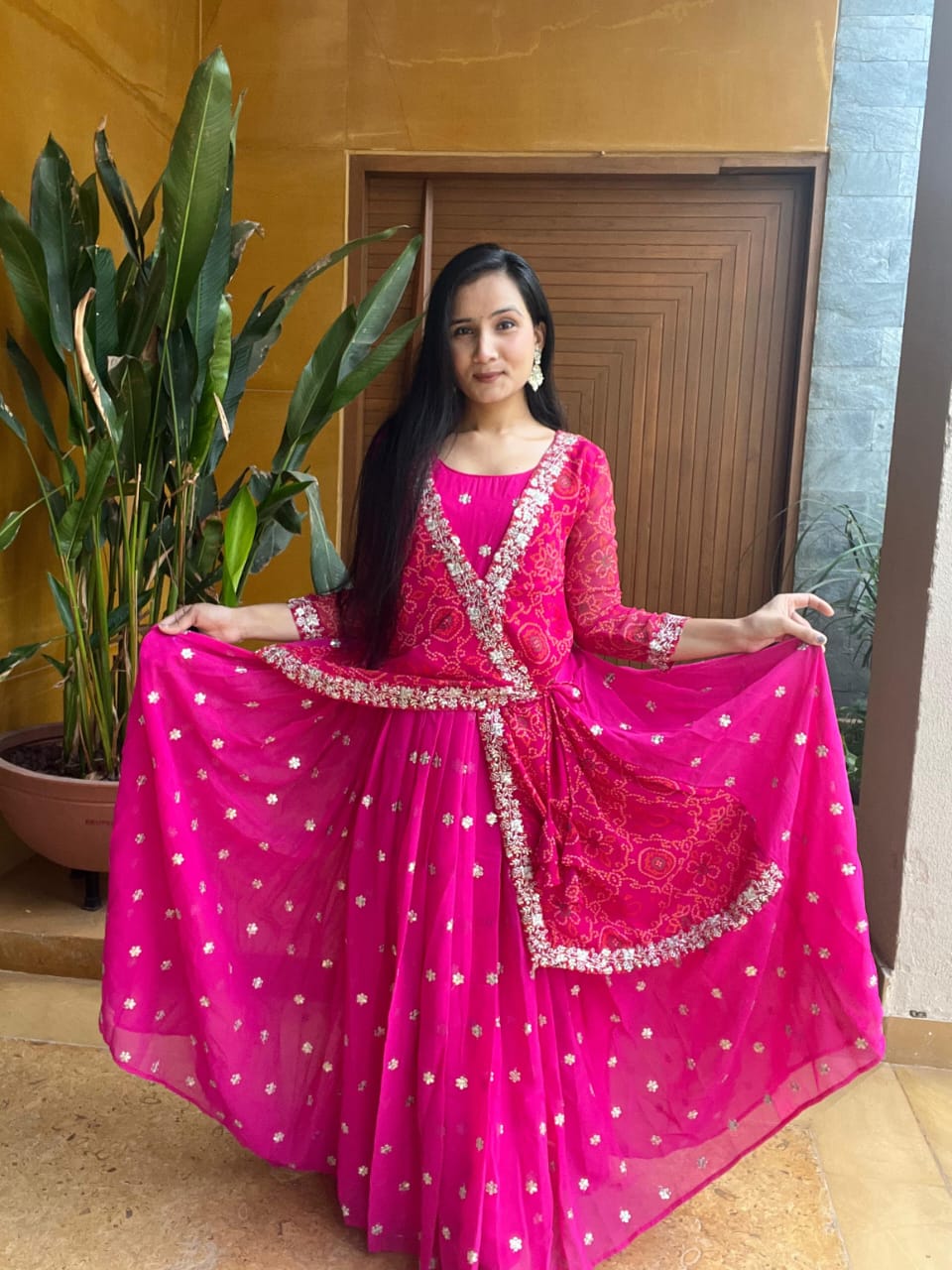 Festival Bandhej Lehenga  Choli