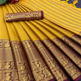 Aura Naraynpattu Cotton Silk Saree