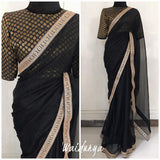 Partywear Georgette Saree