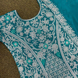 Designer Fancy Embroidery Top Plazzo