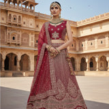 Mahotsav Elegance Premium Velvet Lehenga