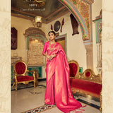 Wonderfull Copper Zari Silk Saree