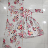 Floral Print Kids Gown