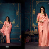 Partywear soft Jacquard silk saree