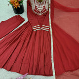 Classy Roman Silk Anarkali Gown