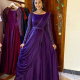 Sparkling Georgette Anarkali Gown