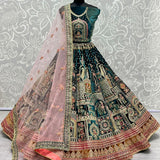 Trendy Heavy Velvet Bridal Wedding Lehenga