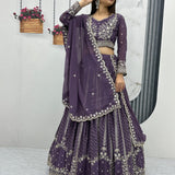 Occasionally Heavy Georgette Lehenga