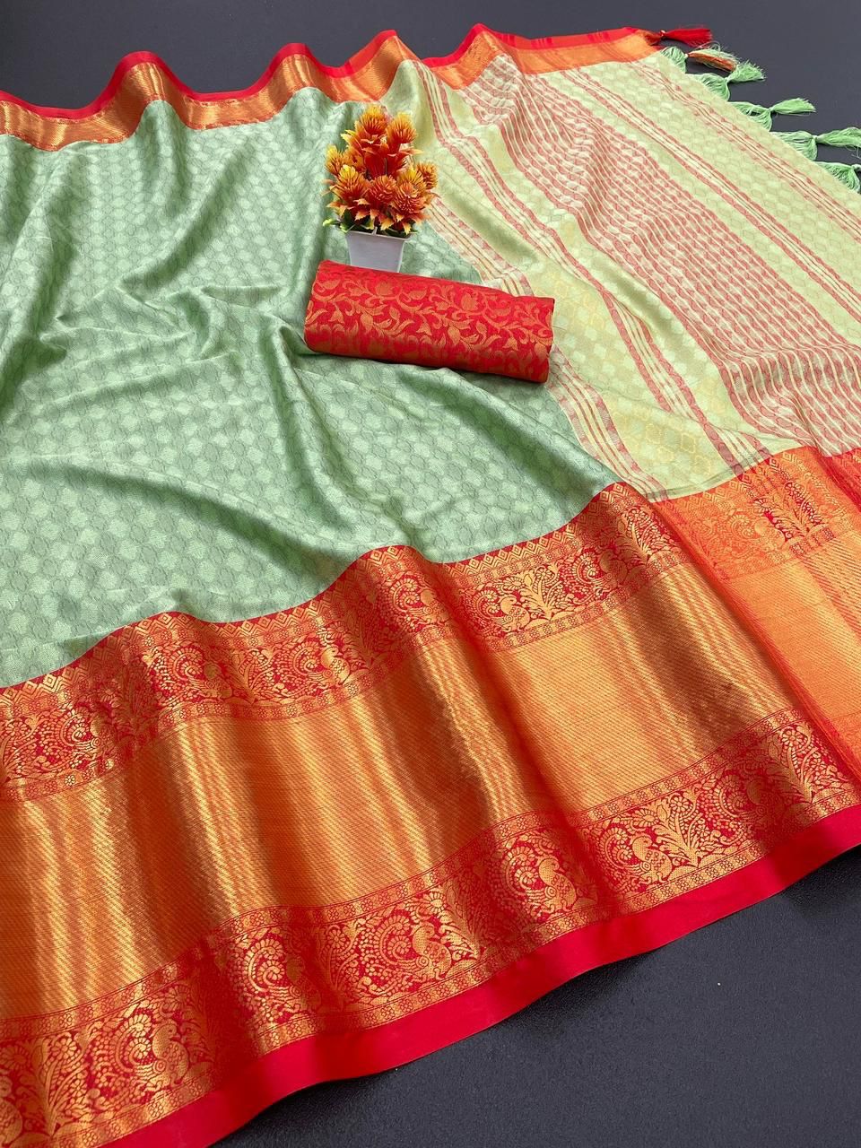 COTTON SILK SAREE