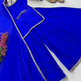 Stunning Fandy Silk Top Plazzo