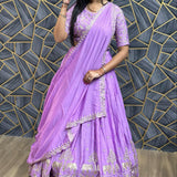 Festival Purple  Lehenga Choli