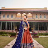 Treditional Tussar Silk Lehenga