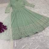 Light Green Anarkali Gown