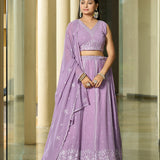 Lovender Wedding Georgette Lehenga