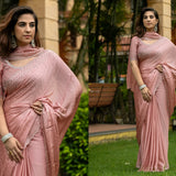 Luxury Satin Chiffon Saree Collection