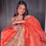 Heavy Organza Silk Lehenga