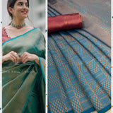 Beautiful Art Silk Jacquard Border Saree